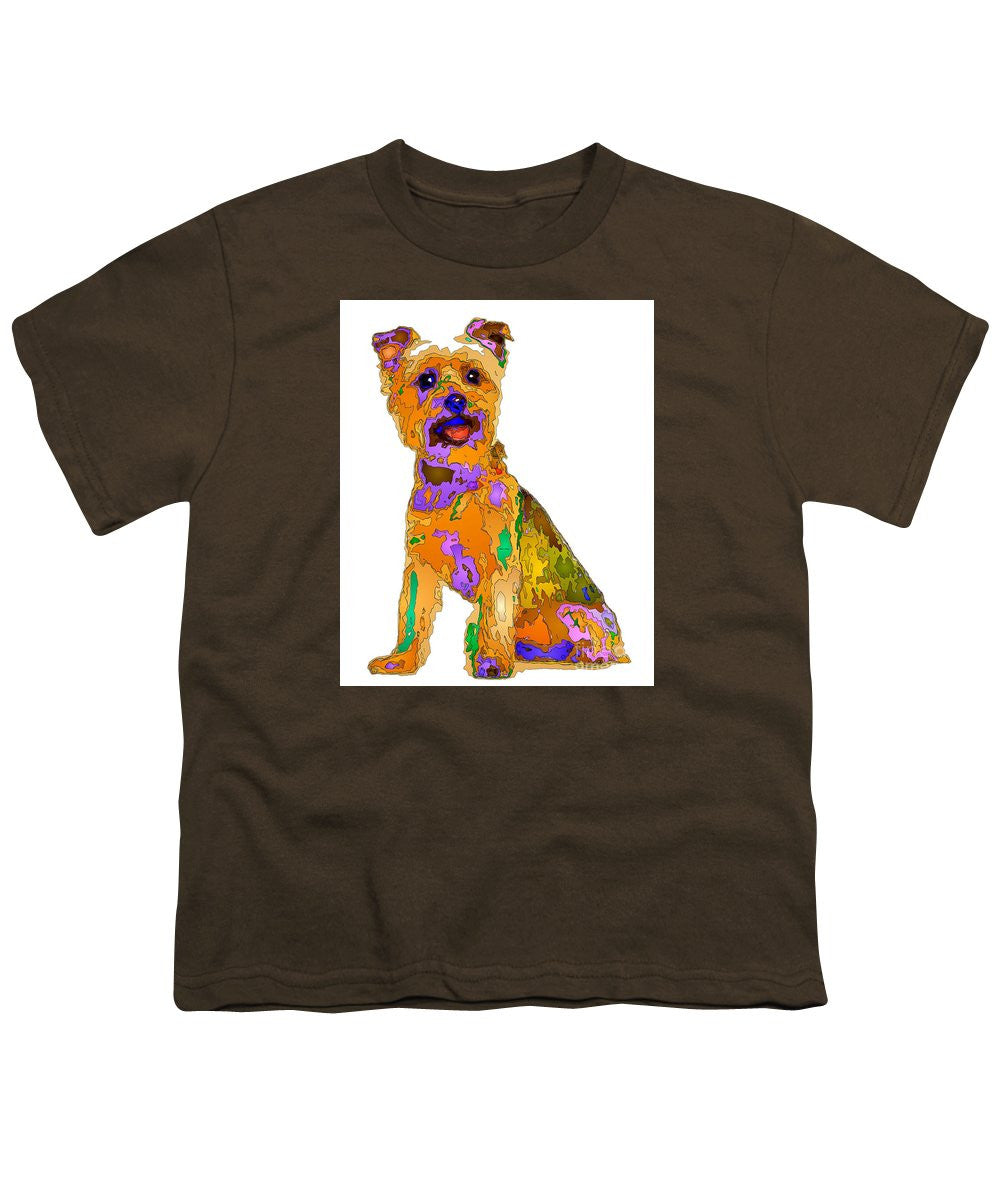 T-shirt pour jeunes - Le meilleur chien. Série Pet