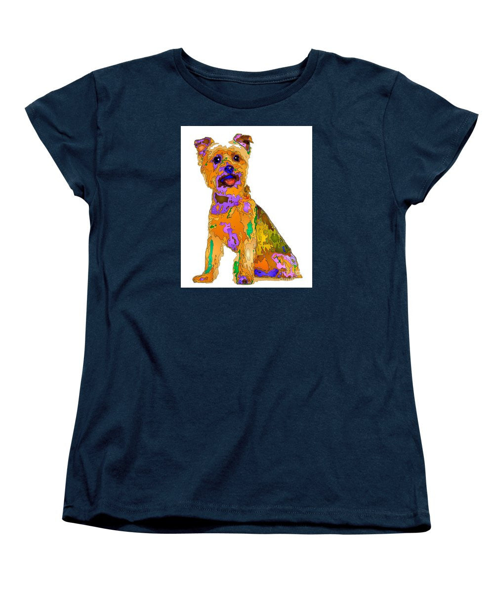 T-shirt pour femme (coupe standard) - Le meilleur chien. Série Pet