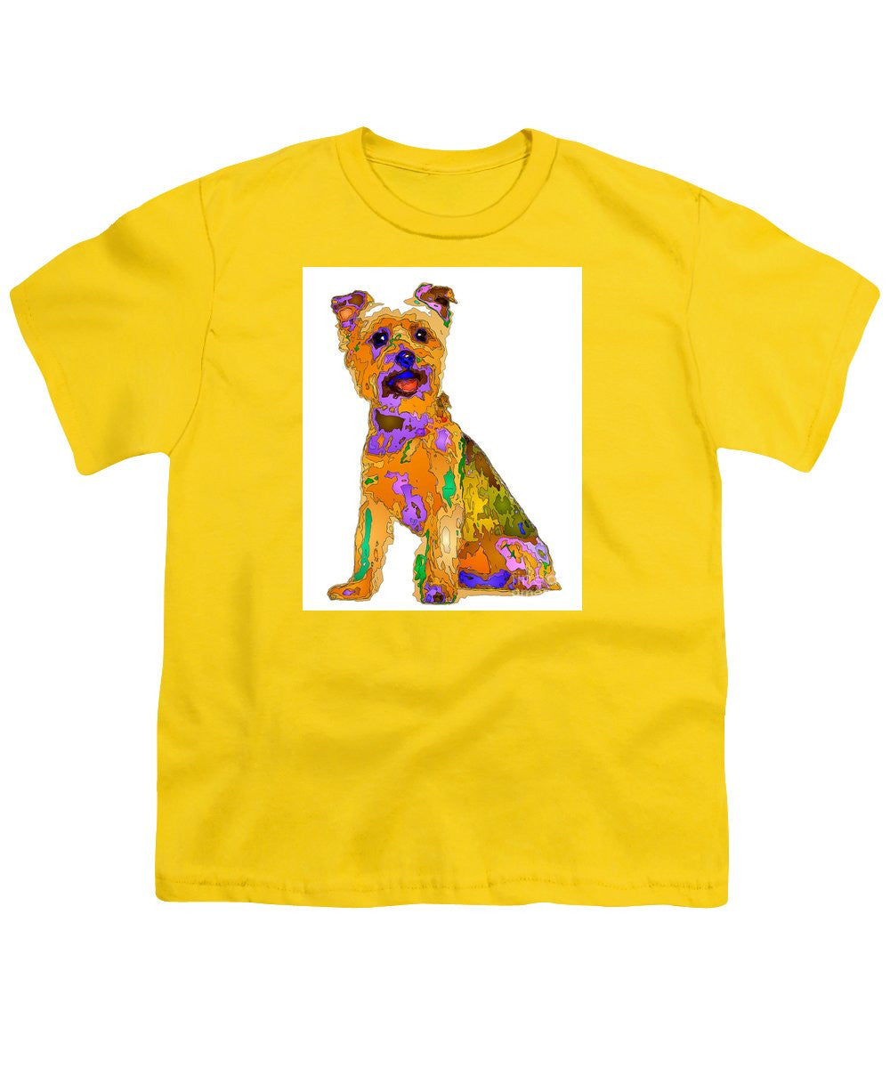 T-shirt pour jeunes - Le meilleur chien. Série Pet