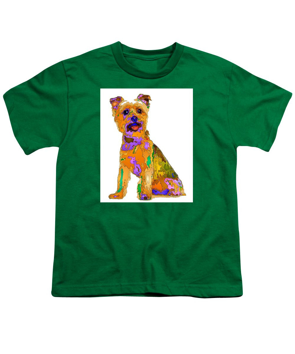 T-shirt pour jeunes - Le meilleur chien. Série Pet