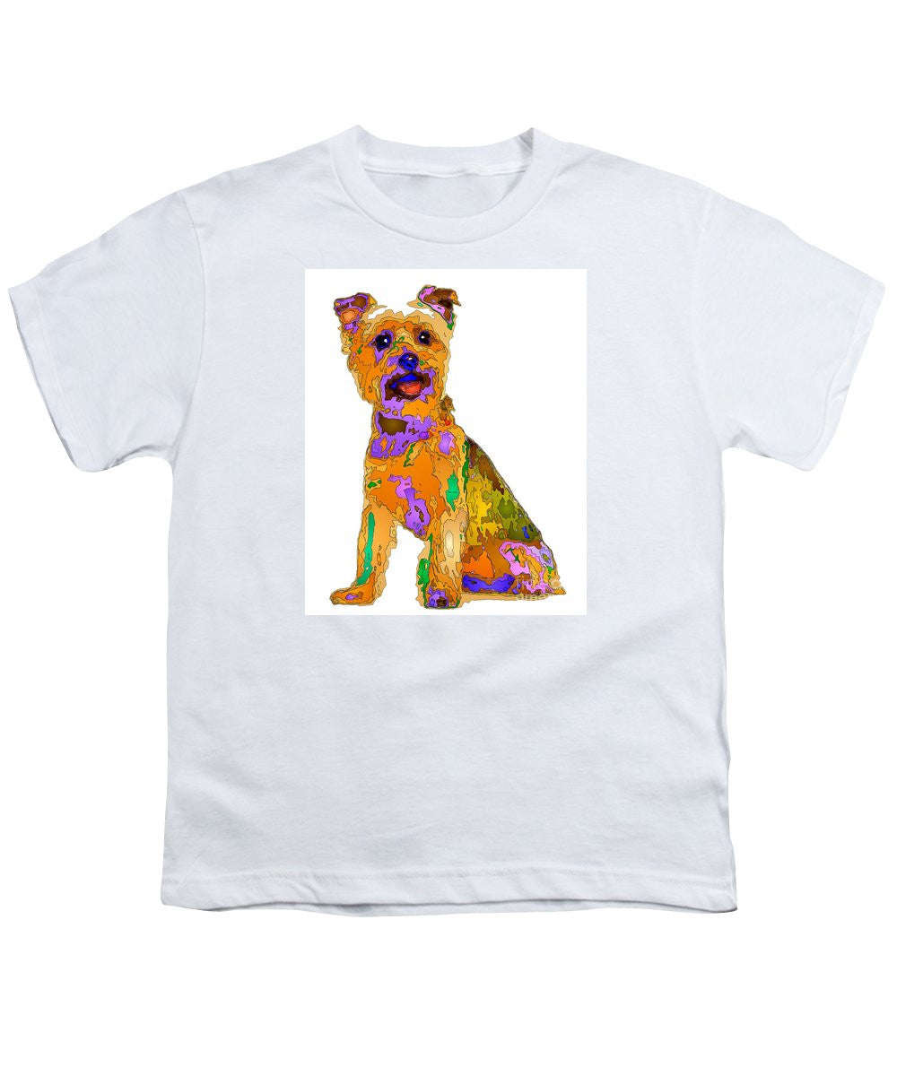 T-shirt pour jeunes - Le meilleur chien. Série Pet