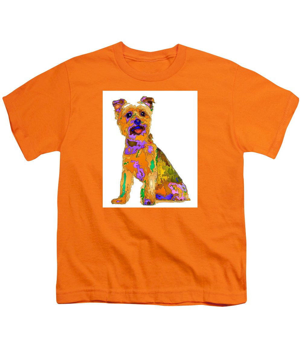 T-shirt pour jeunes - Le meilleur chien. Série Pet