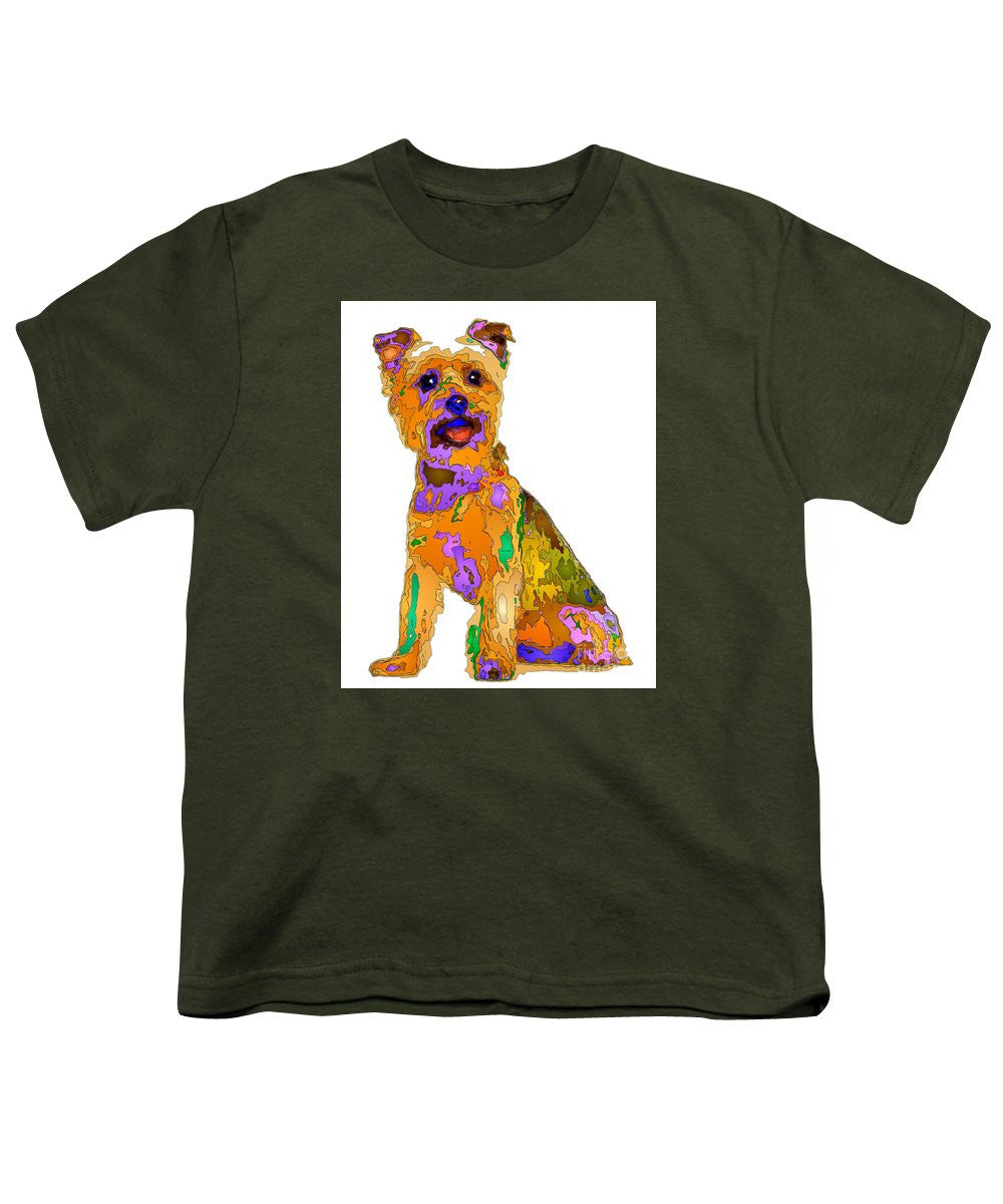 T-shirt pour jeunes - Le meilleur chien. Série Pet