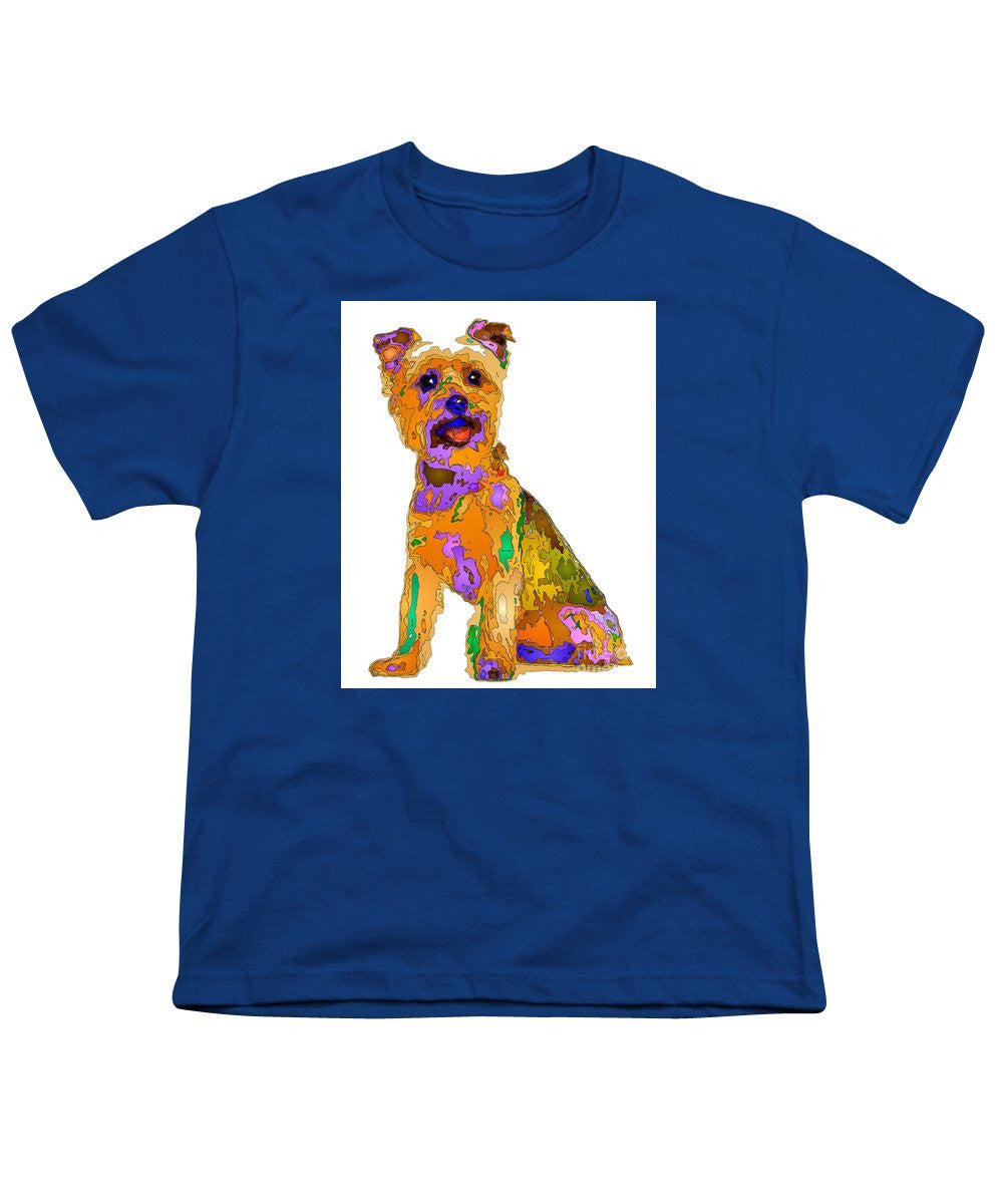 T-shirt pour jeunes - Le meilleur chien. Série Pet