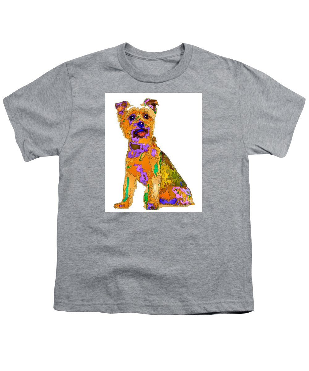 T-shirt pour jeunes - Le meilleur chien. Série Pet