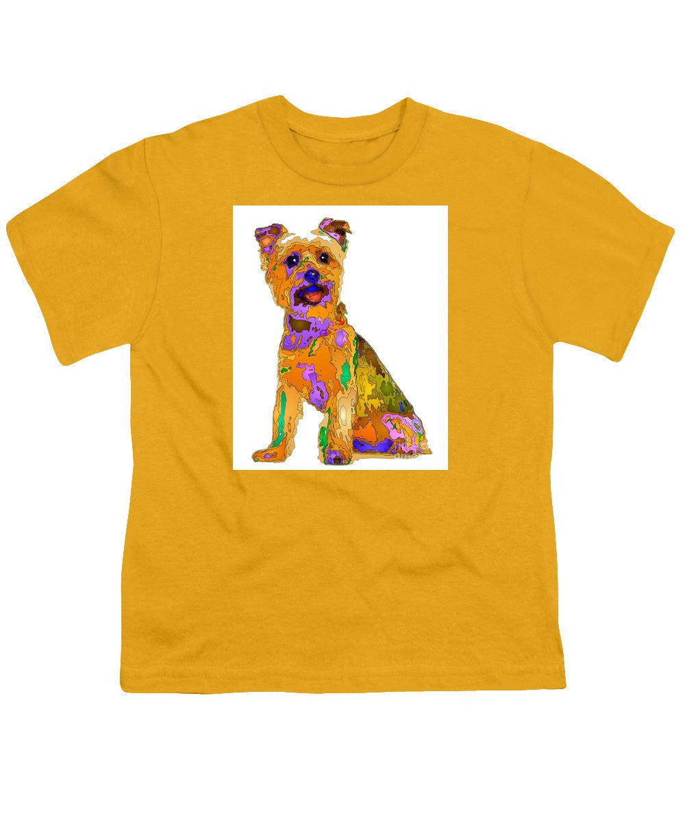 T-shirt pour jeunes - Le meilleur chien. Série Pet