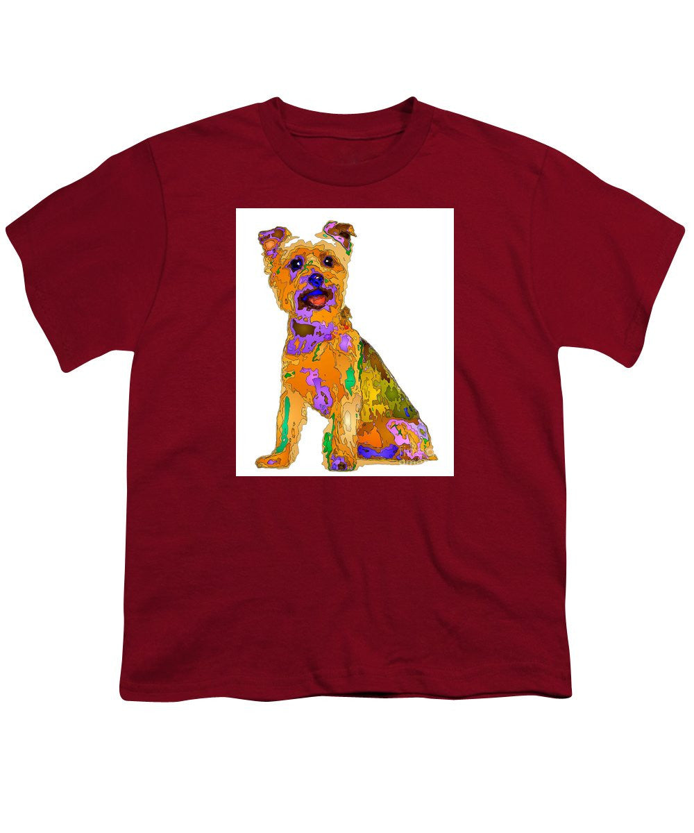 T-shirt pour jeunes - Le meilleur chien. Série Pet