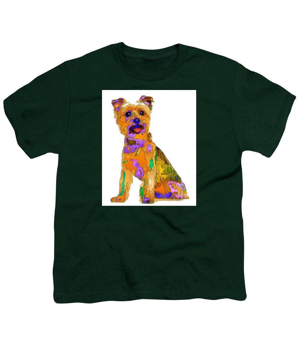 T-shirt pour jeunes - Le meilleur chien. Série Pet