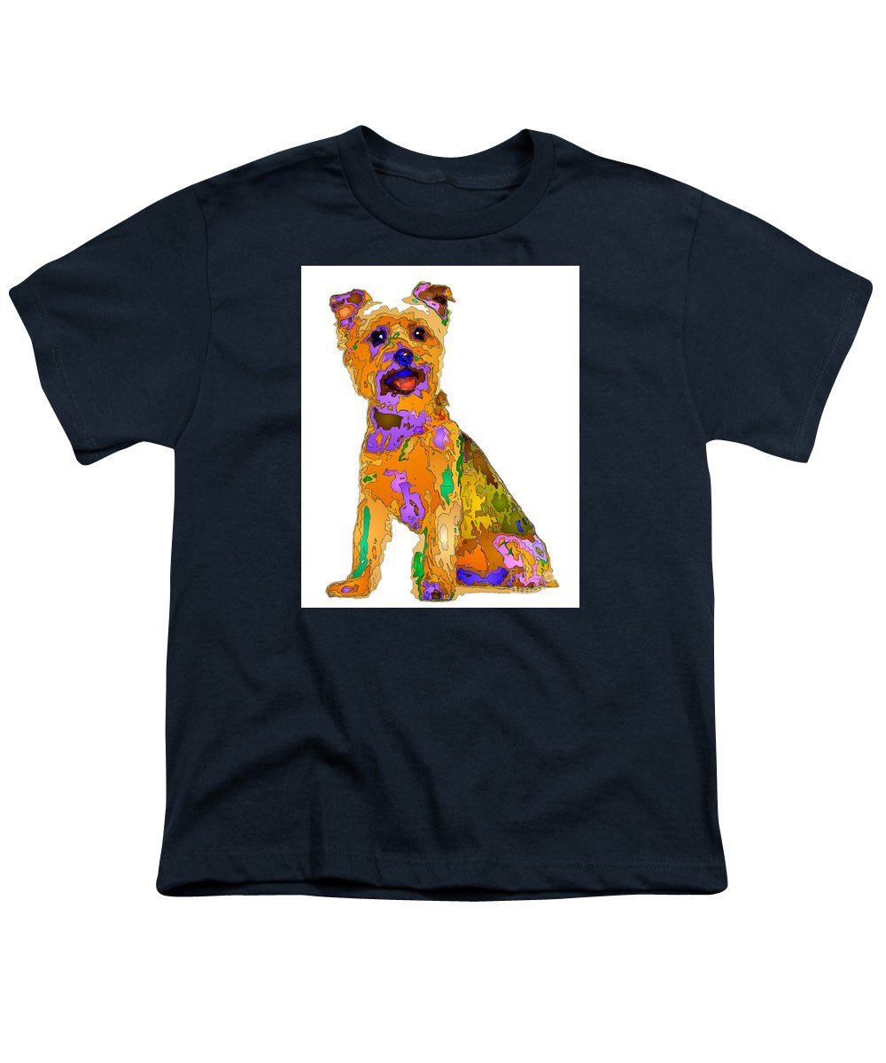 T-shirt pour jeunes - Le meilleur chien. Série Pet