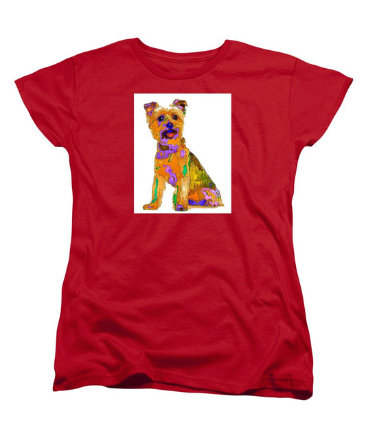 Women's T-Shirt (Standard Cut) - The Best Dog. Pet Series