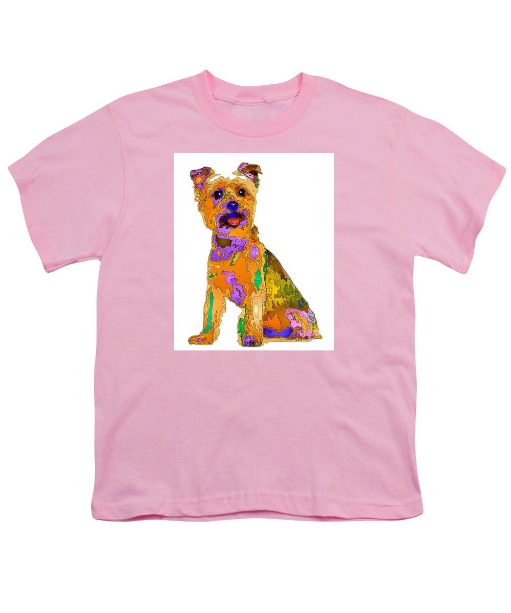 T-shirt pour jeunes - Le meilleur chien. Série Pet