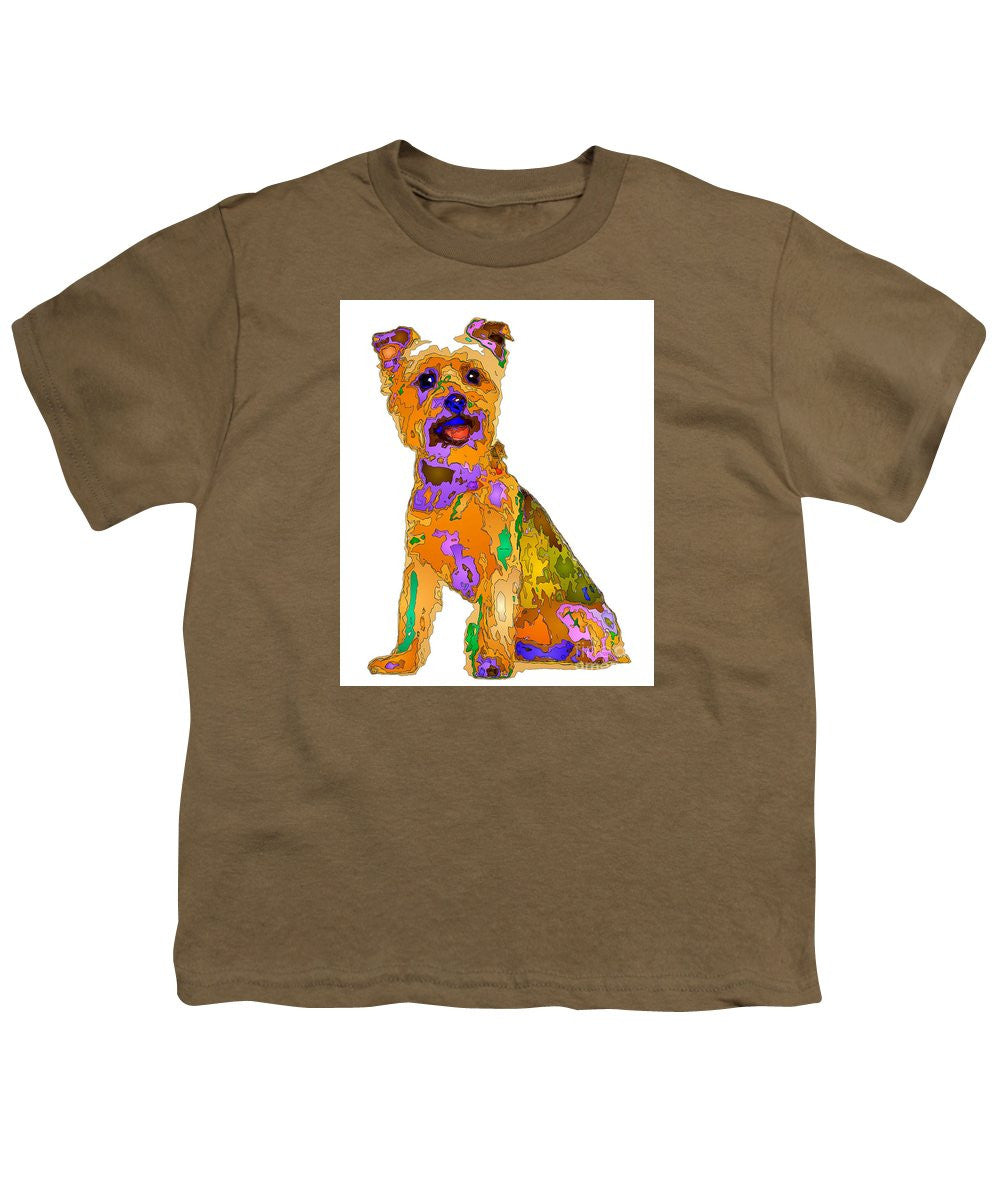 T-shirt pour jeunes - Le meilleur chien. Série Pet