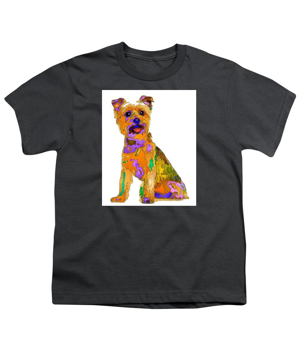 T-shirt pour jeunes - Le meilleur chien. Série Pet