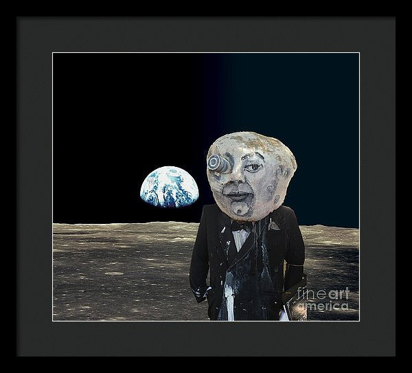 Framed Print - The Man In The Moon