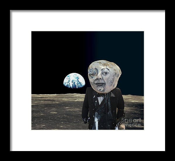 Framed Print - The Man In The Moon