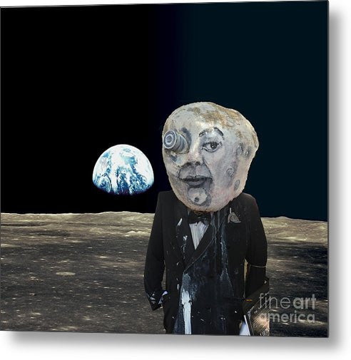 Metal Print - The Man In The Moon