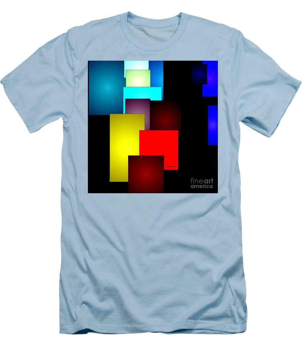 T-shirt pour homme (coupe ajustée) - Timeless Squares