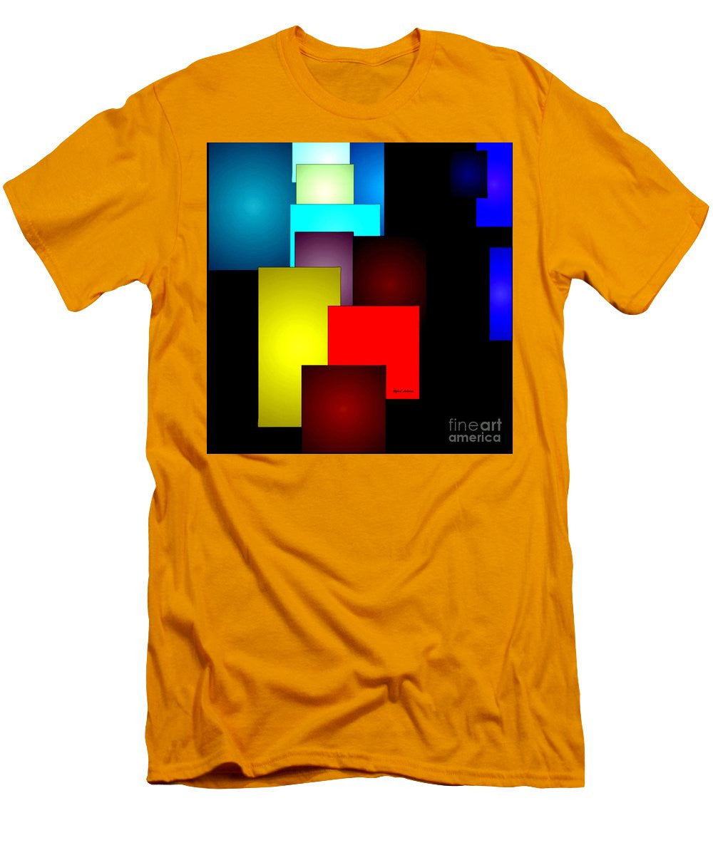 T-shirt pour homme (coupe ajustée) - Timeless Squares