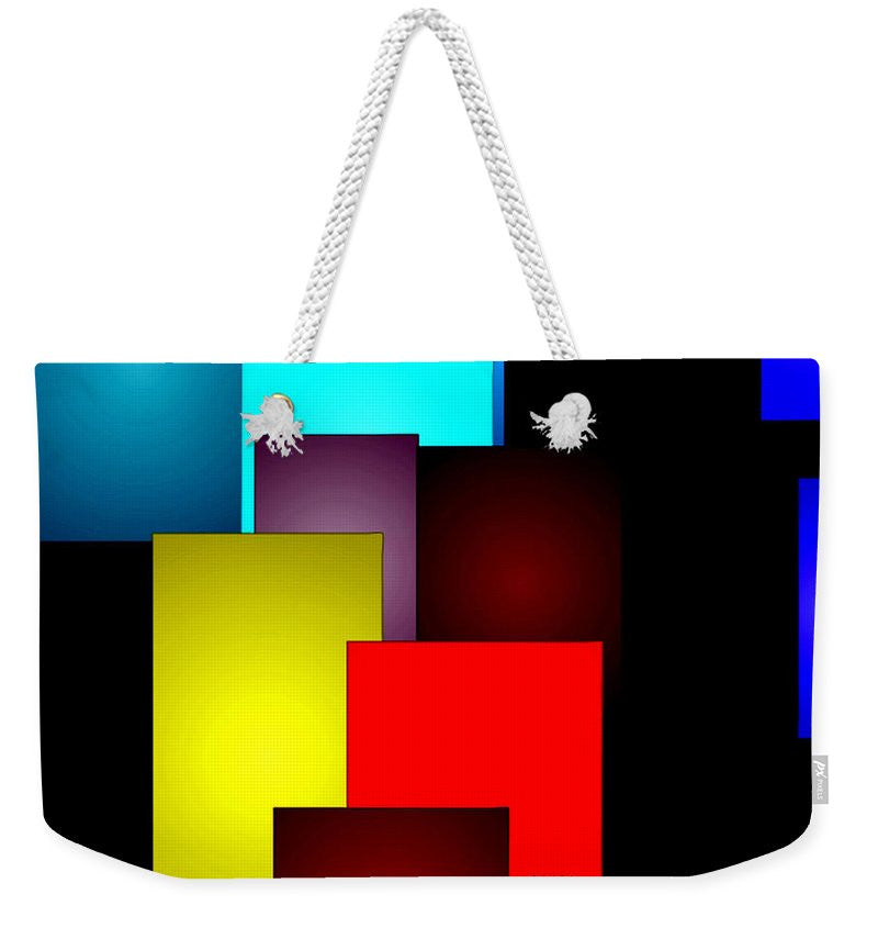 Weekender Tote Bag - Timeless Squares