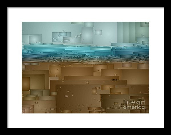 Framed Print - Tsunami