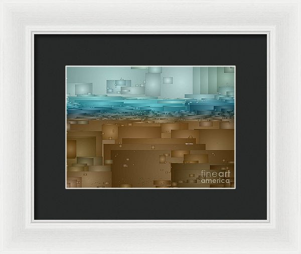 Framed Print - Tsunami