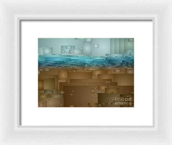 Framed Print - Tsunami