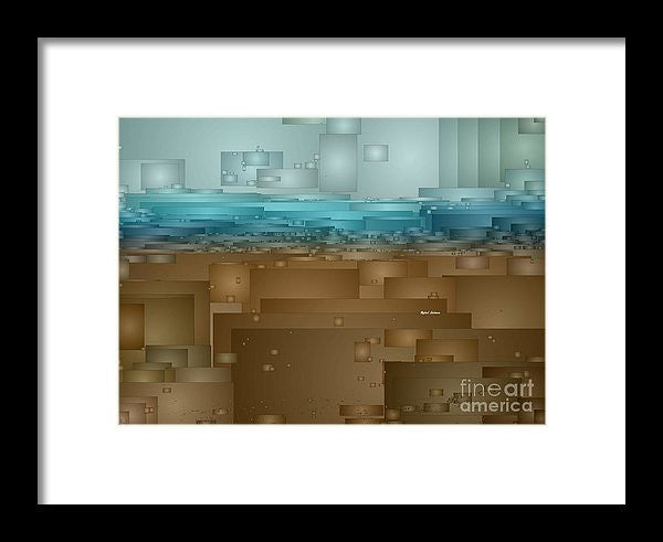 Framed Print - Tsunami