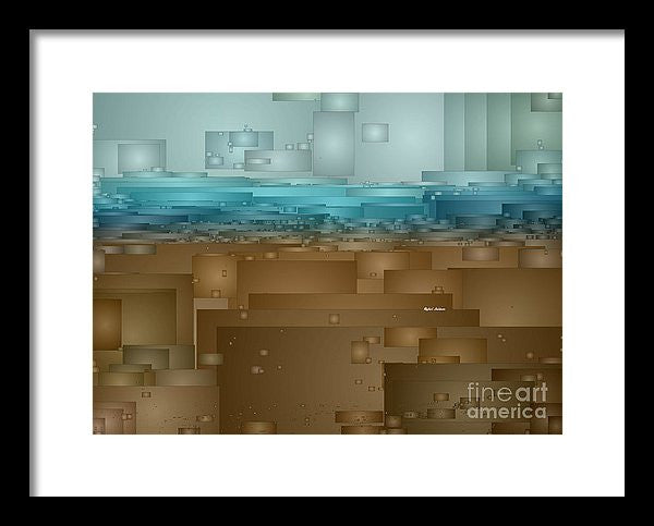 Framed Print - Tsunami