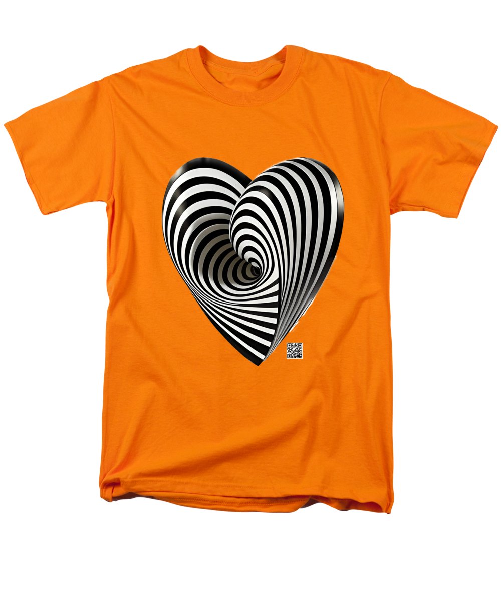 Twists and Turns of the Heart - Men's T-Shirt  (Regular Fit)