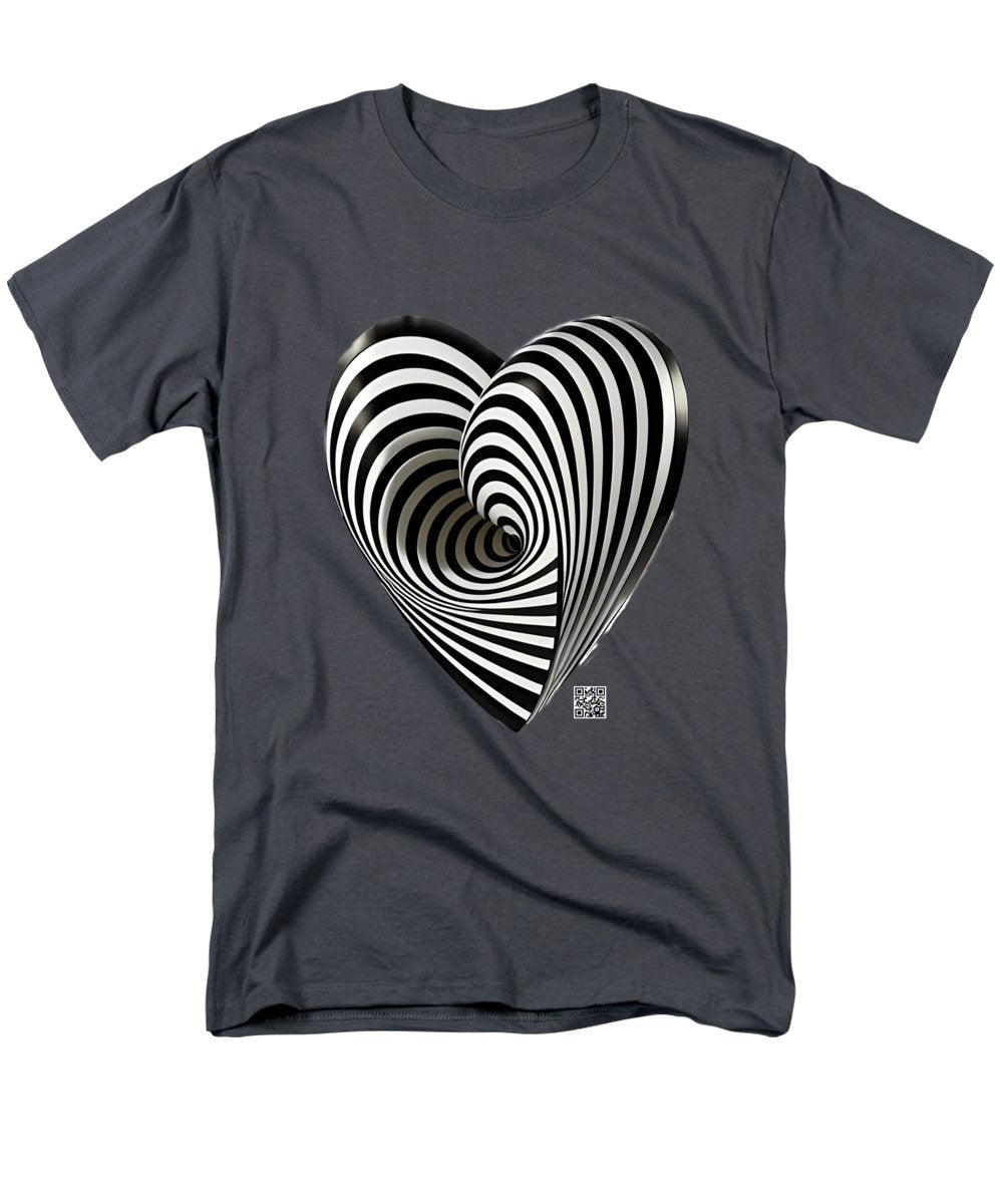 Twists and Turns of the Heart - Men's T-Shirt  (Regular Fit)