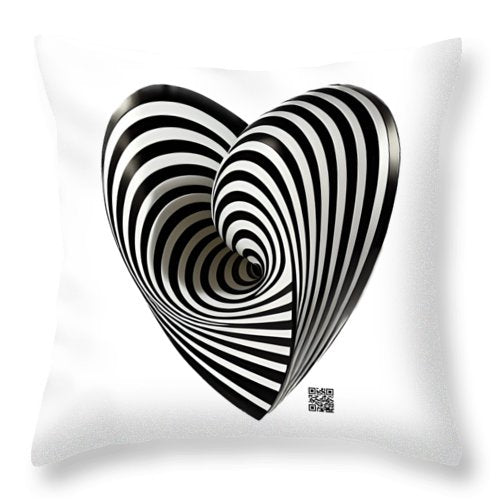 Twists and Turns of the Heart - Throw Pillow