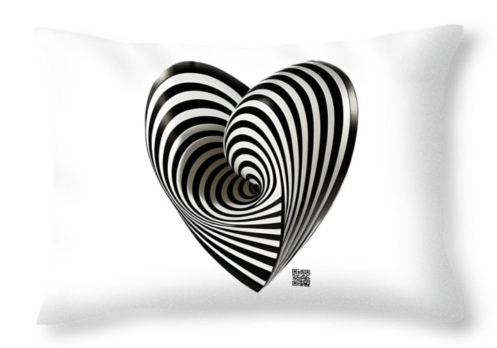 Twists and Turns of the Heart - Throw Pillow