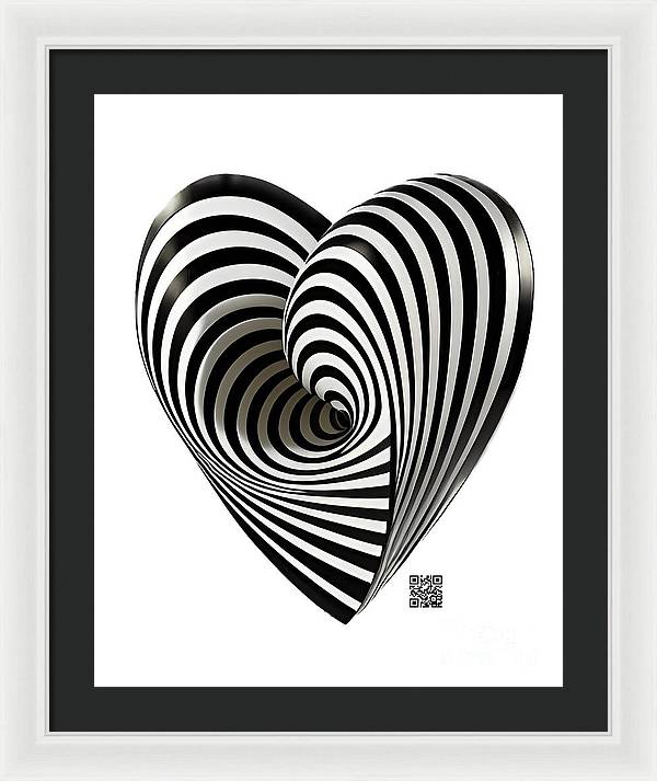 Twists and Turns of the Heart - Framed Print