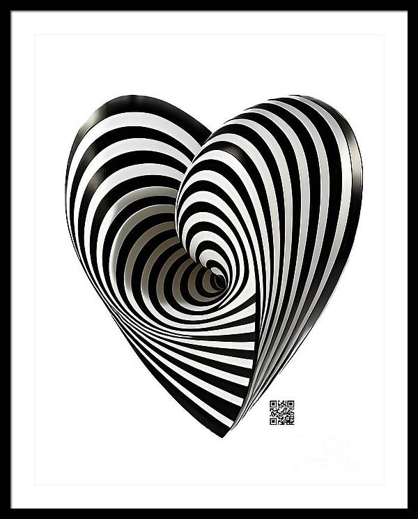 Twists and Turns of the Heart - Framed Print