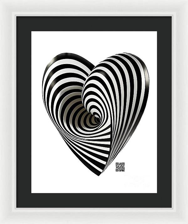 Twists and Turns of the Heart - Framed Print