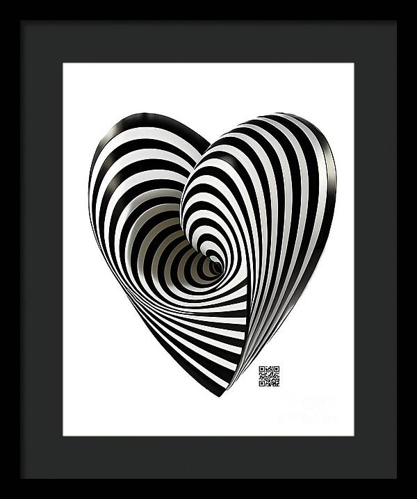 Twists and Turns of the Heart - Framed Print