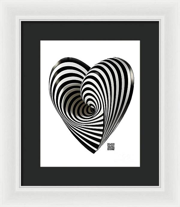 Twists and Turns of the Heart - Framed Print