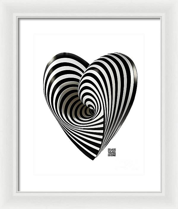 Twists and Turns of the Heart - Framed Print