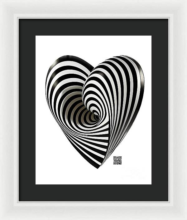 Twists and Turns of the Heart - Framed Print