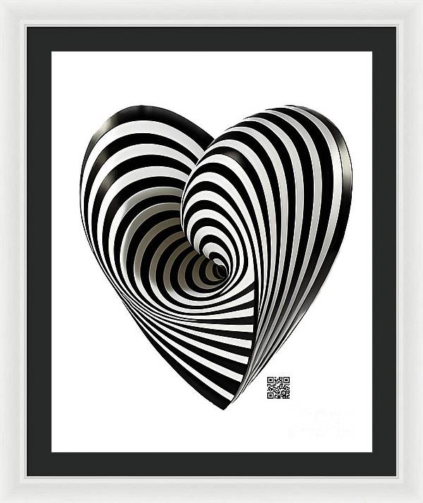 Twists and Turns of the Heart - Framed Print