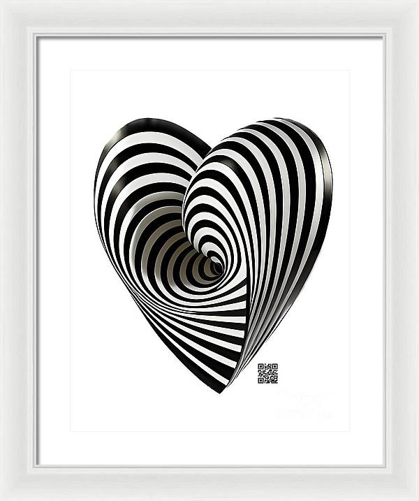 Twists and Turns of the Heart - Framed Print