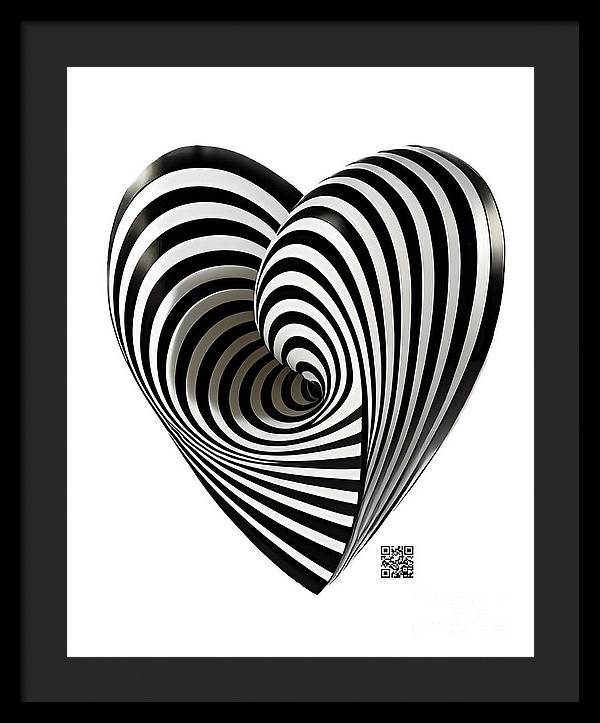 Twists and Turns of the Heart - Framed Print