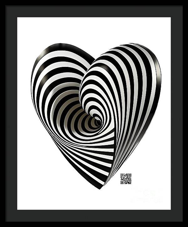 Twists and Turns of the Heart - Framed Print