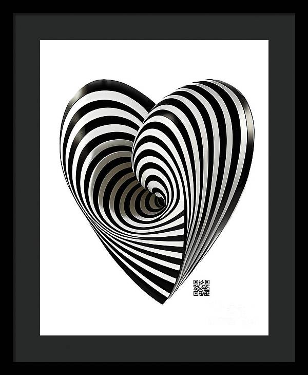 Twists and Turns of the Heart - Framed Print