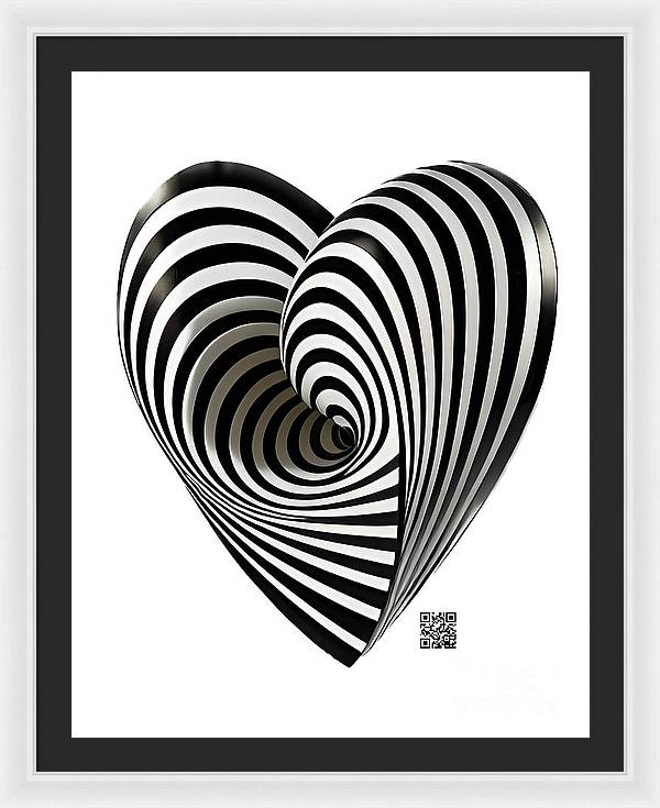 Twists and Turns of the Heart - Framed Print