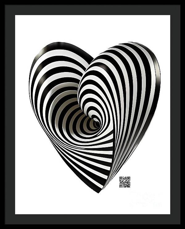 Twists and Turns of the Heart - Framed Print