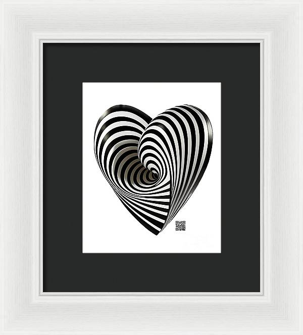 Twists and Turns of the Heart - Framed Print