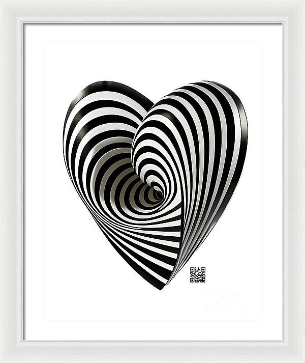 Twists and Turns of the Heart - Framed Print