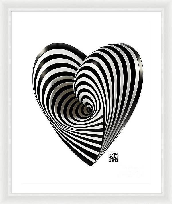 Twists and Turns of the Heart - Framed Print