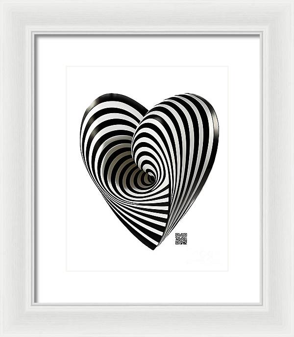 Twists and Turns of the Heart - Framed Print